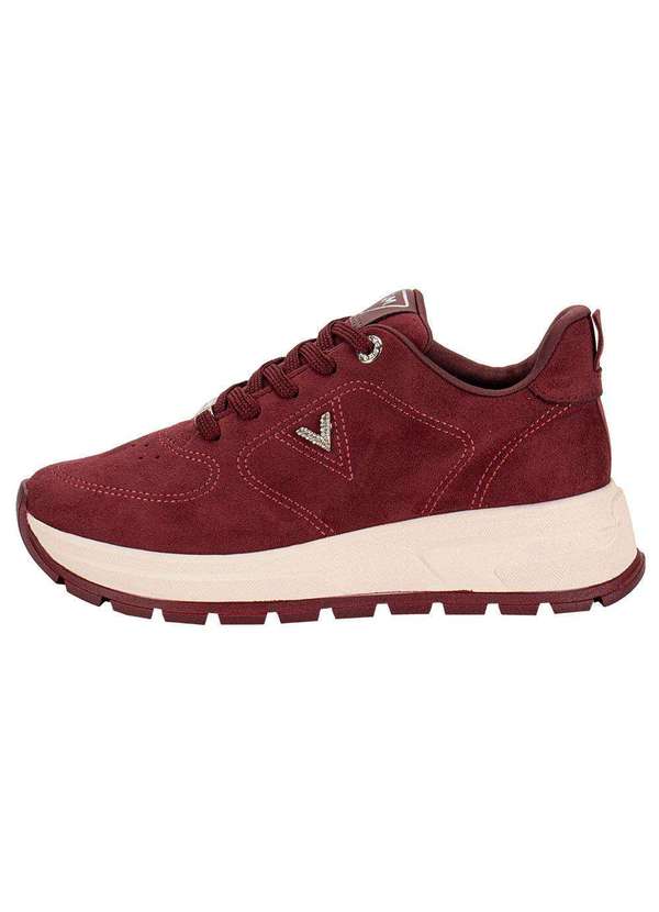 Via Marte - Tênis Feminino Casual Via Marte 242002 - Vinho 2