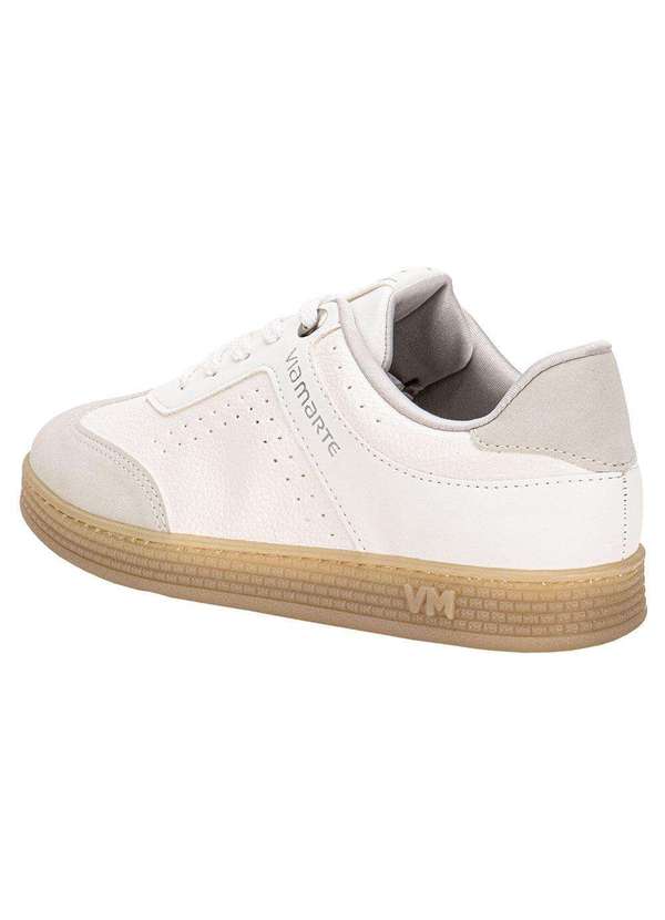 Via Marte - Tênis Feminino Casual Via Marte 277001 - Branco/Cinza 3