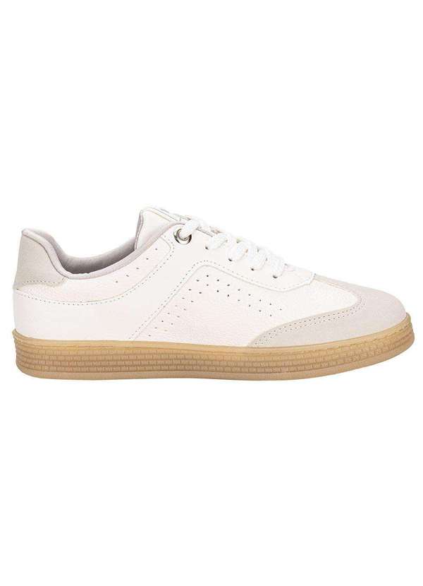 Via Marte - Tênis Feminino Casual Via Marte 277001 - Branco/Cinza 5