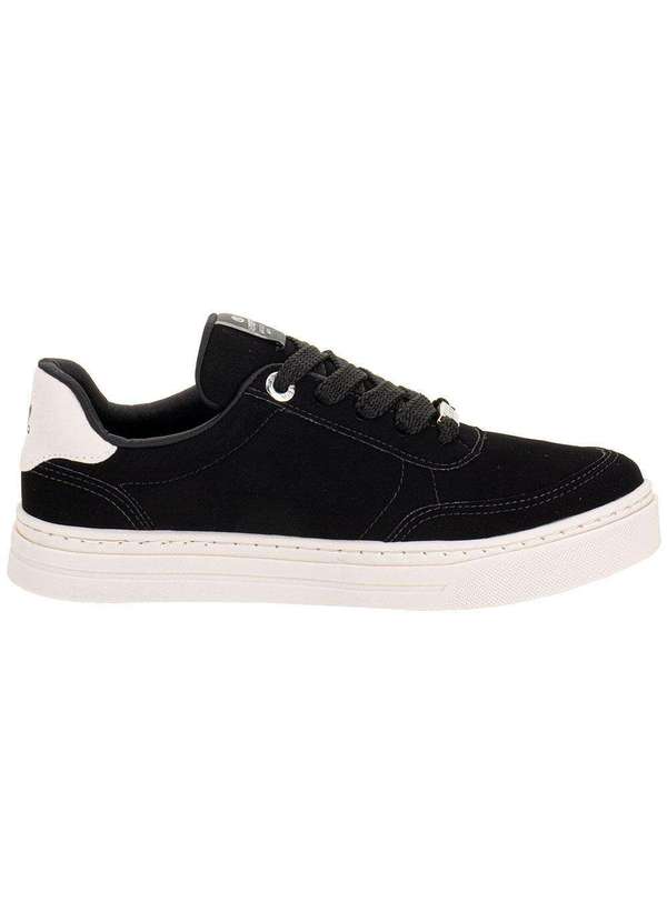 Via Marte - Tênis Feminino Casual Via Marte 281001 Preto/Bege 5
