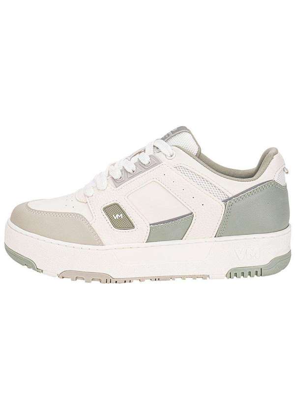 Via Marte - Tênis Feminino Casual Via Marte 305001 Branco/Verde 2