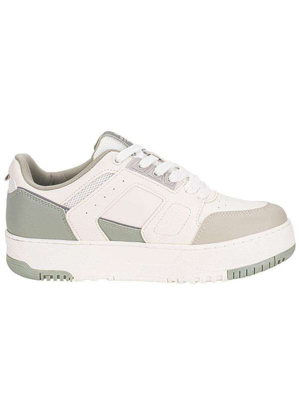 Via Marte - Tênis Feminino Casual Via Marte 305001 Branco/Verde 5