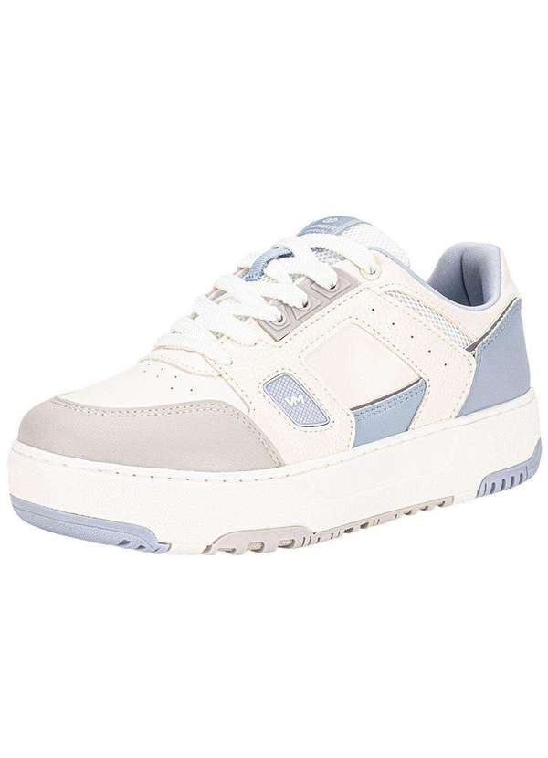 Via Marte - Tênis Feminino Casual Via Marte 305001 Branco/Azul