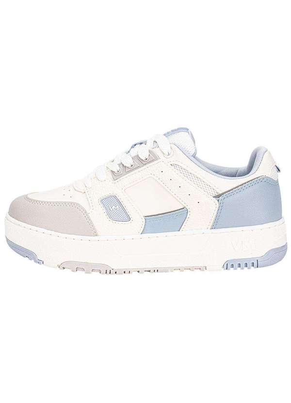 Via Marte - Tênis Feminino Casual Via Marte 305001 Branco/Azul 2