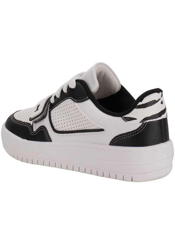 Vizzano - Tênis Feminino Casual Vizzano 1389124 - Branco/Preto 2