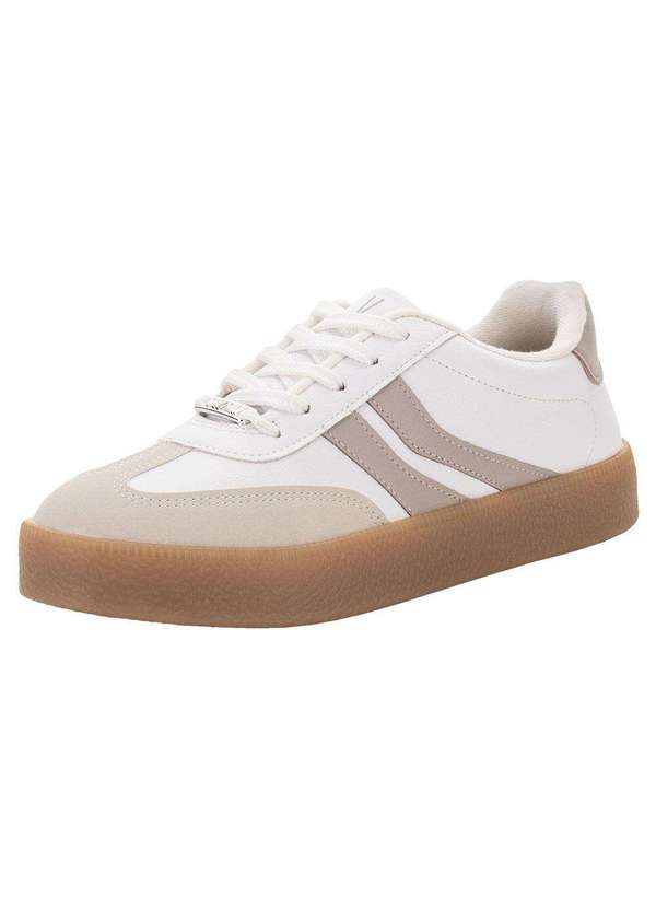 Vizzano - Tênis Feminino Casual Vizzano 1444100 - Branco/Bege