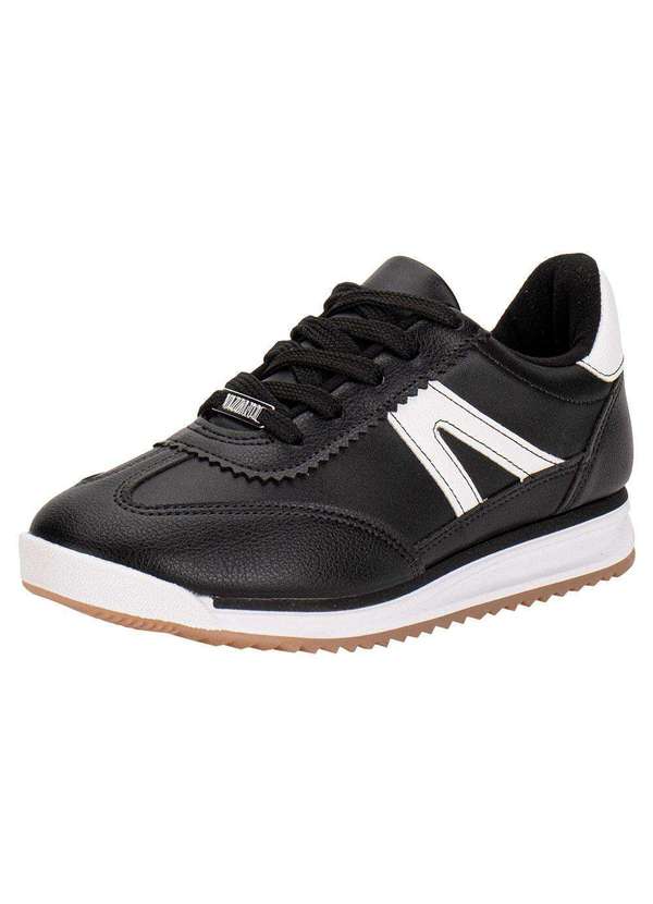 Vizzano - Tênis Feminino Casual Vizzano 1450102 - Preto/Branco 01 1