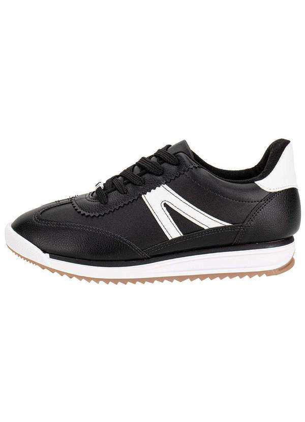 Vizzano - Tênis Feminino Casual Vizzano 1450102 - Preto/Branco 2