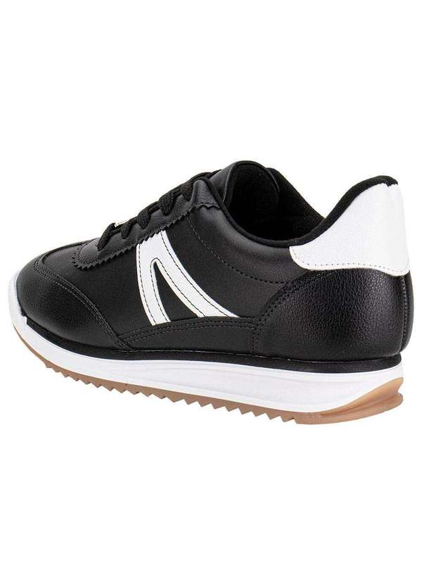 Vizzano - Tênis Feminino Casual Vizzano 1450102 - Preto/Branco 3