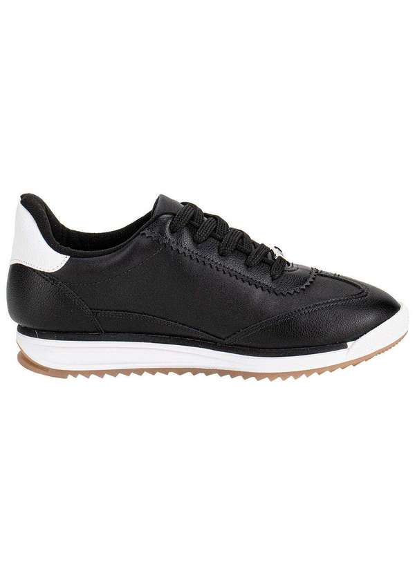 Vizzano - Tênis Feminino Casual Vizzano 1450102 - Preto/Branco 5
