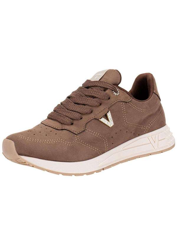 Via Marte - Tênis Feminino Causal Via Marte 286001 Café/Bege