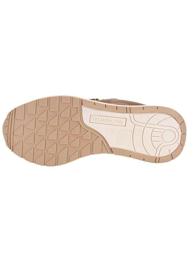 Via Marte - Tênis Feminino Causal Via Marte 286001 Café/Bege 4