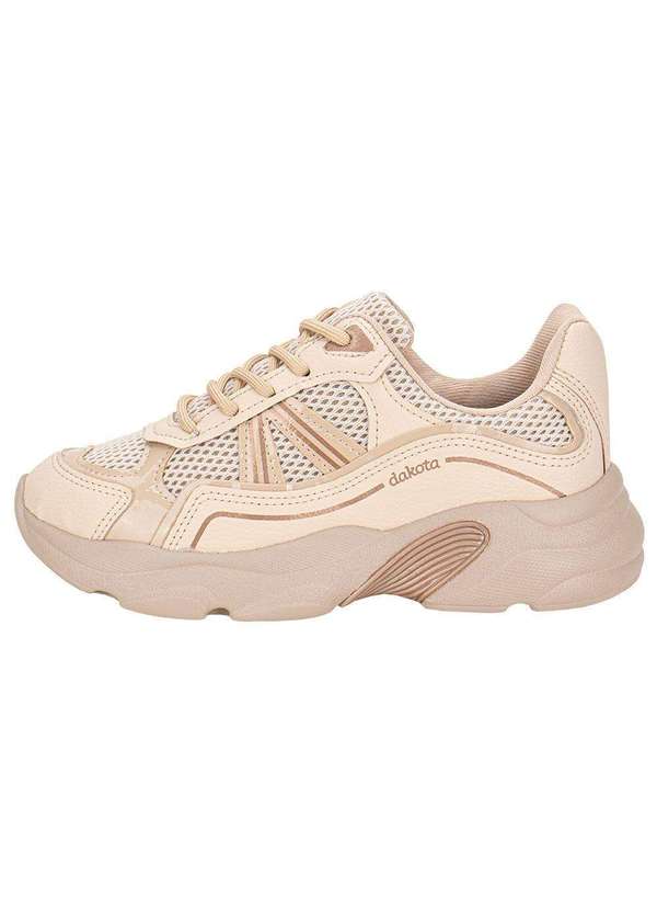 Dakota - Tênis Feminino Chunky Dakota D0971 - Bege 2