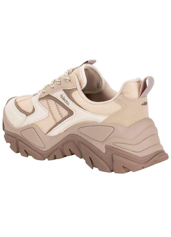 Dakota - Tênis Feminino Chunky Dakota G9981 - Bege 3