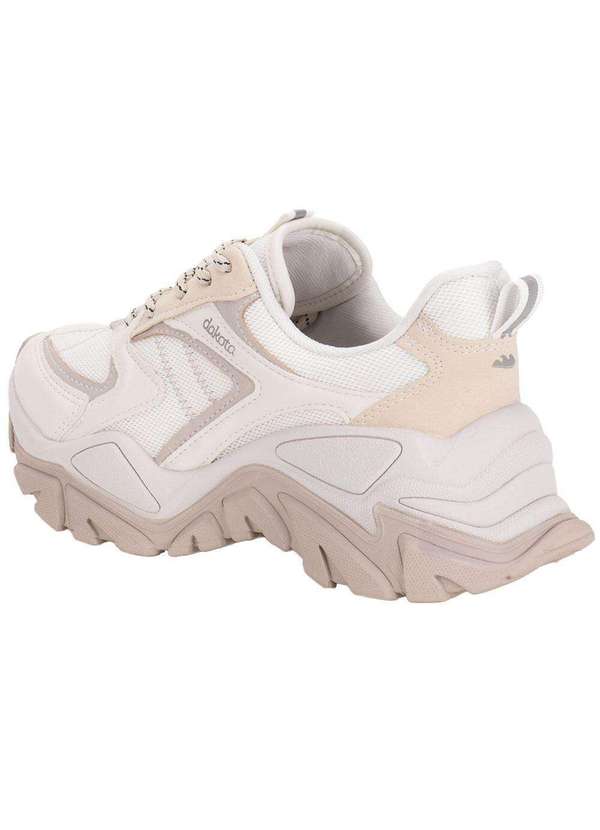 Dakota - Tênis Feminino Chunky Dakota G9981 - Branco/Bege 3