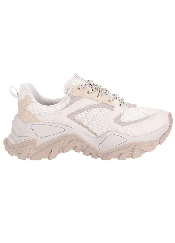 Dakota - Tênis Feminino Chunky Dakota G9981 - Branco/Bege 4