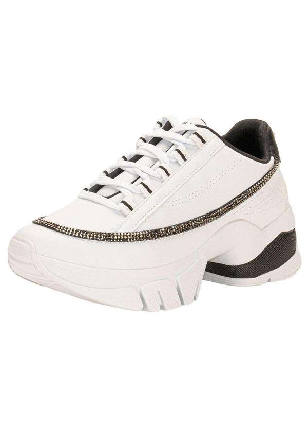Ramarim - Tênis Feminino Chunky Ramarim 2480106 - Branco/Preto