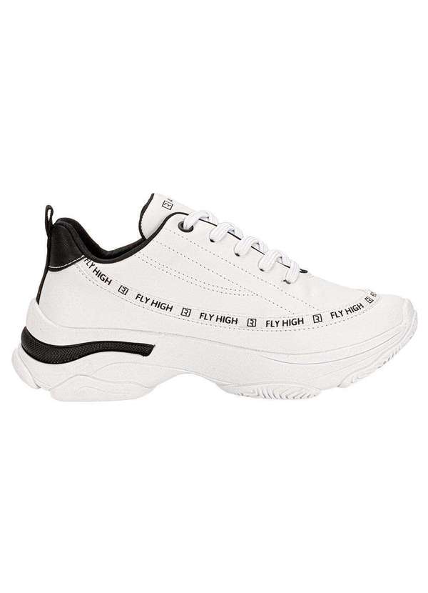 Ramarim - Tênis Feminino Chunky Ramarim 2574201 - Branco/Preto 5