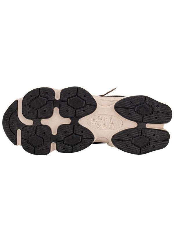 Ramarim - Tênis Feminino Chunky Ramarim 2590206 Preto/Bege 4