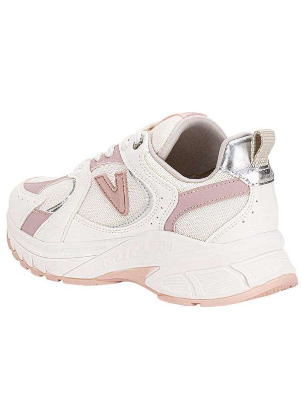 Via Marte - Tênis Feminino Chunky Via Marte 240008 Branco/Rosa 3