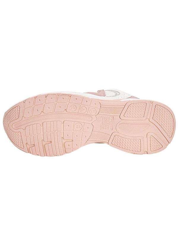 Via Marte - Tênis Feminino Chunky Via Marte 240008 Branco/Rosa 4