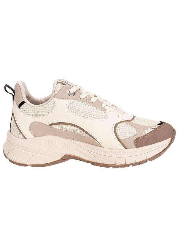 Via Marte - Tênis Feminino Chunky Via Marte 240011 Bege 5