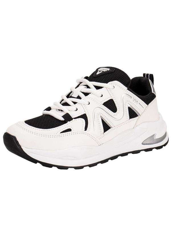 Via Marte - Tênis Feminino Chunky Via Marte 322001 Branco/Preto