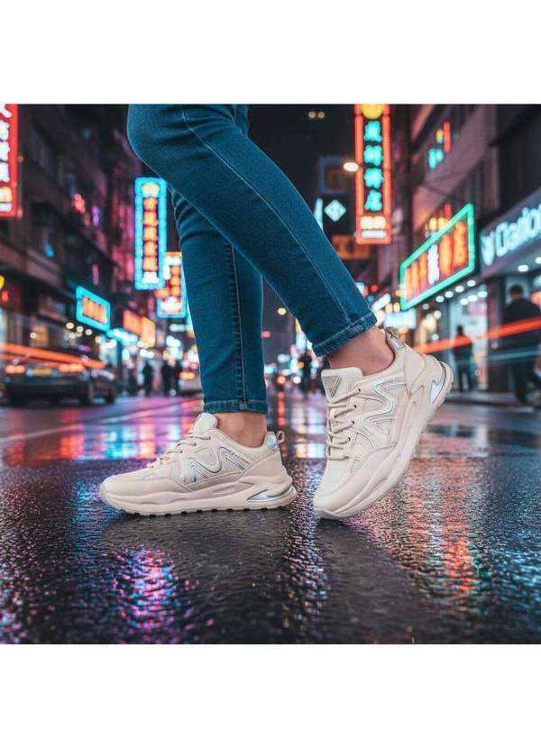 Via Marte - Tênis Feminino Chunky Via Marte 322001 Marfim 2