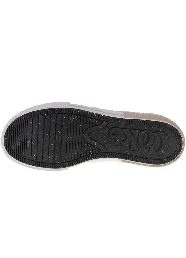 Coca Cola - Tênis Feminino Copacabana Coca-Cola Cc2120 - Preto/Bege 4