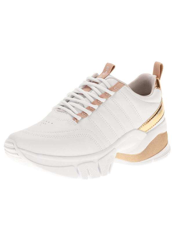 Ramarim - Tênis Feminino Dad Sneaker Ramarim - 2380201 - Branco/Bege