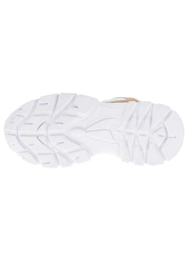 Ramarim - Tênis Feminino Dad Sneaker Ramarim - 2385204 - Branco/Bege 4