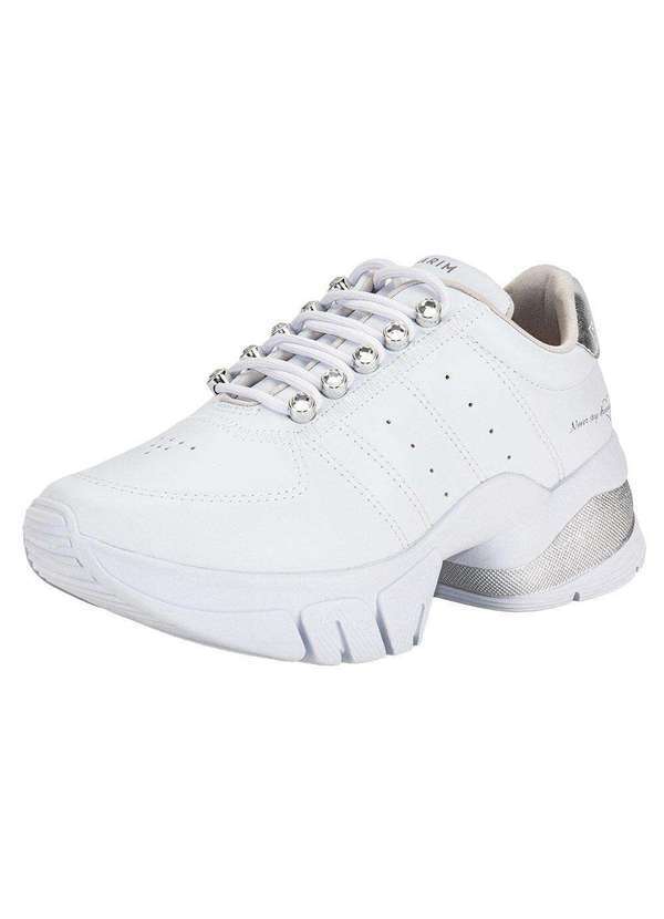 Ramarim - Tênis Feminino Dad Sneaker Ramarim 2480101 - Branco/Cinza