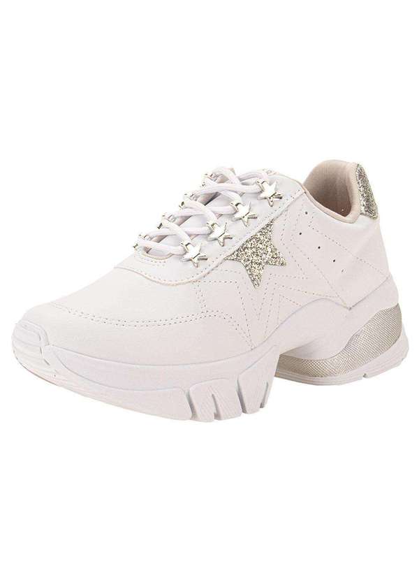 Ramarim - Tênis Feminino Dad Sneaker Ramarim 2480203 - Branco/Cinza