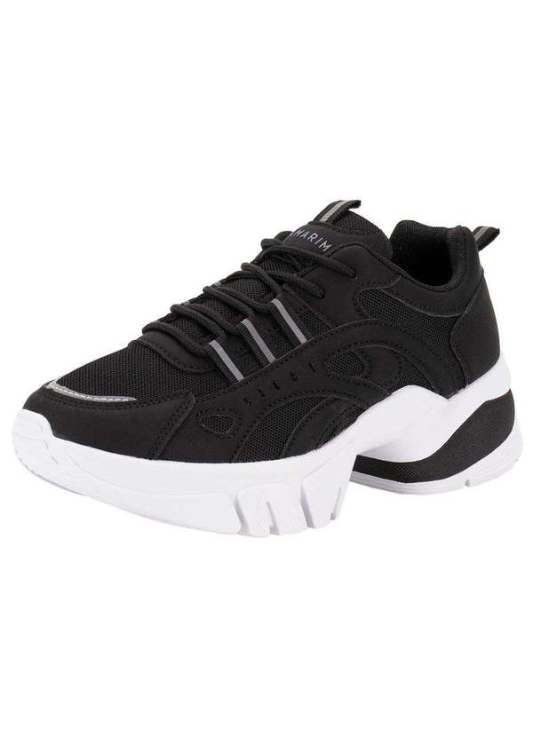 Ramarim - Tênis Feminino Dad Sneaker Ramarim 2480231 - Preto/Branco