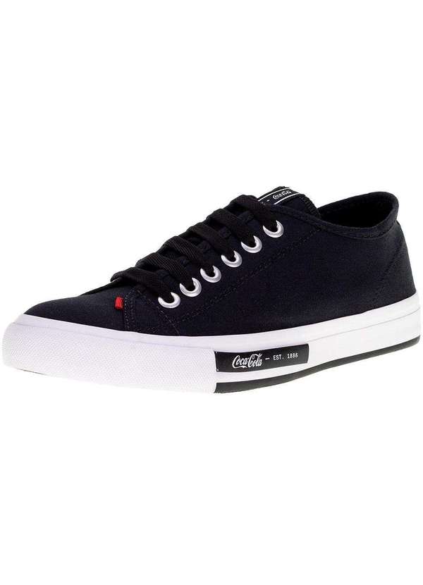 Coca Cola - Tênis Feminino Daytona Coca-Cola - Cc1947 - Preto 01