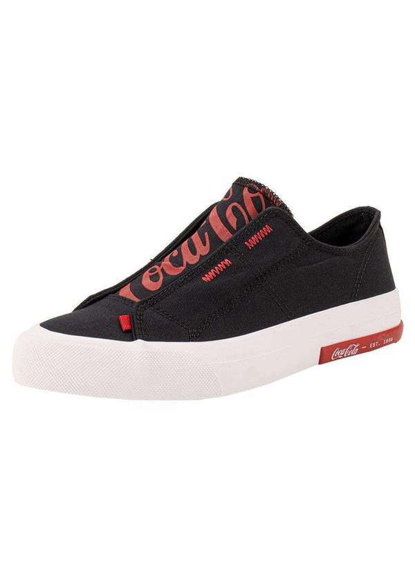 Coca Cola - Tênis Feminino Daytona Easy Coca-Cola Cc2420 - Preto