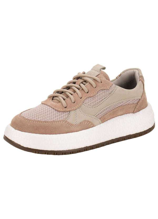 Democrata - Tênis Feminino Drake Pulse Democrata 618104 - Bege