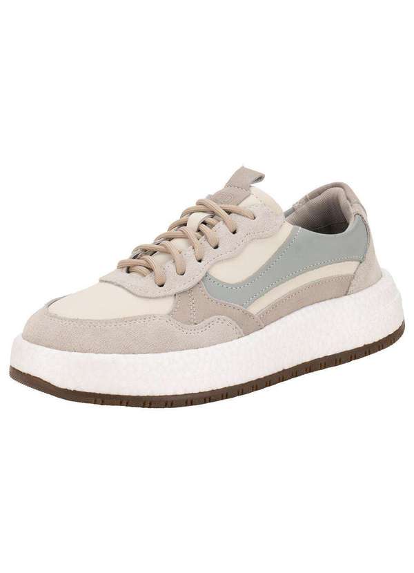 Democrata - Tênis Feminino Drake Pulse Democrata 618104 - Branco/Azul