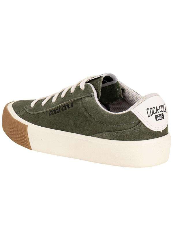 Coca Cola - Tênis Feminino Dust Coca-Cola Cc2489 Oliva 3