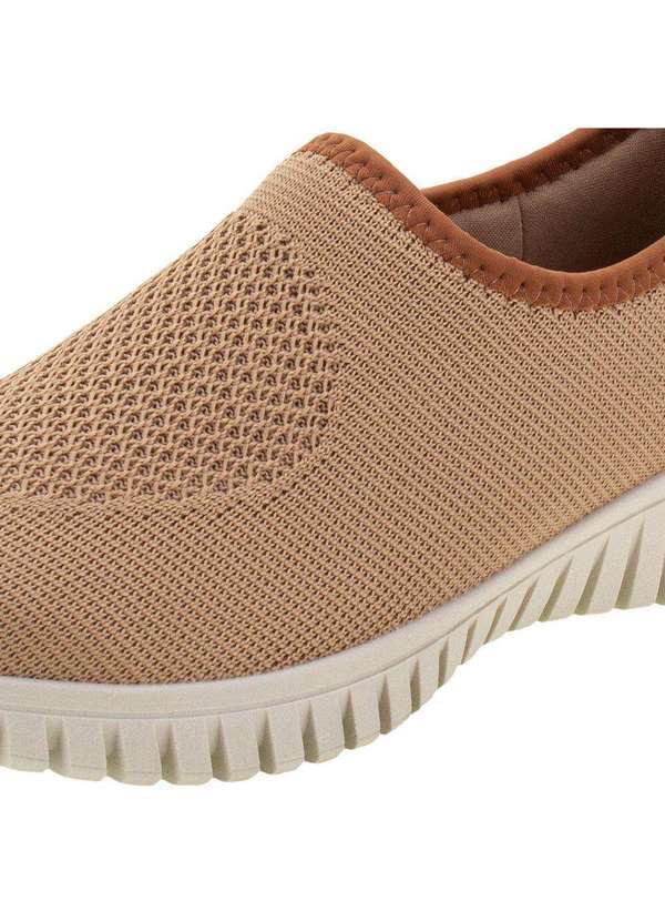 Usaflex - Tênis Feminino Gaspea Tricot Usaflex - Ae2208 - Camel 5