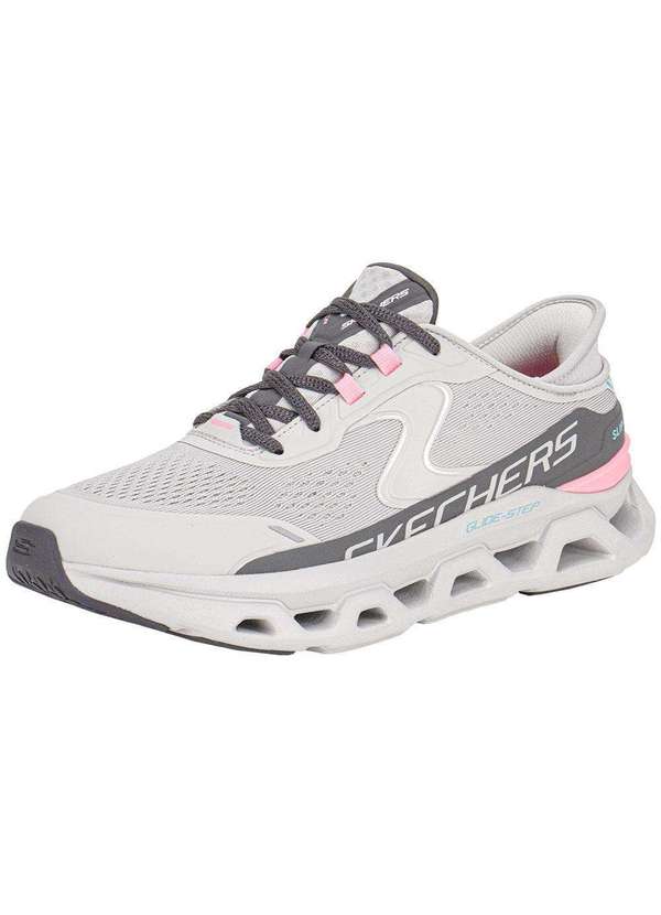Skechers - Tênis Feminino Glide-Step Atlus Skechers 150510 Cinza/Rosa