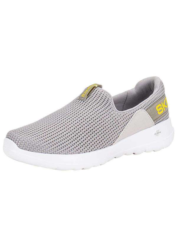 Skechers - Tênis Feminino Go Walk Joy Skechers 896365 Cinza/Amarelo