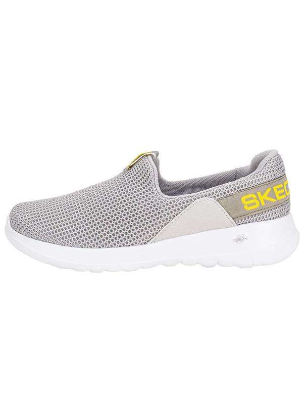 Skechers - Tênis Feminino Go Walk Joy Skechers 896365 Cinza/Amarelo 2