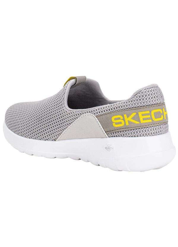 Skechers - Tênis Feminino Go Walk Joy Skechers 896365 Cinza/Amarelo 3