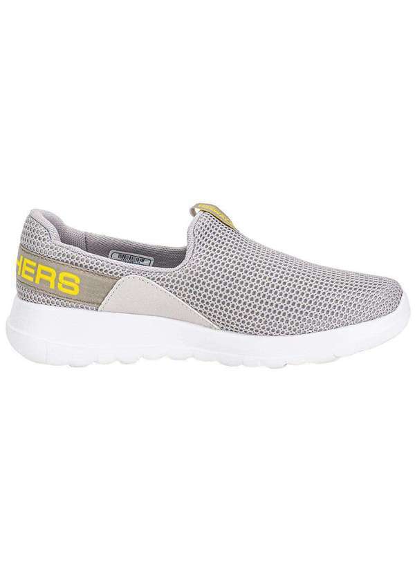 Skechers - Tênis Feminino Go Walk Joy Skechers 896365 Cinza/Amarelo 5