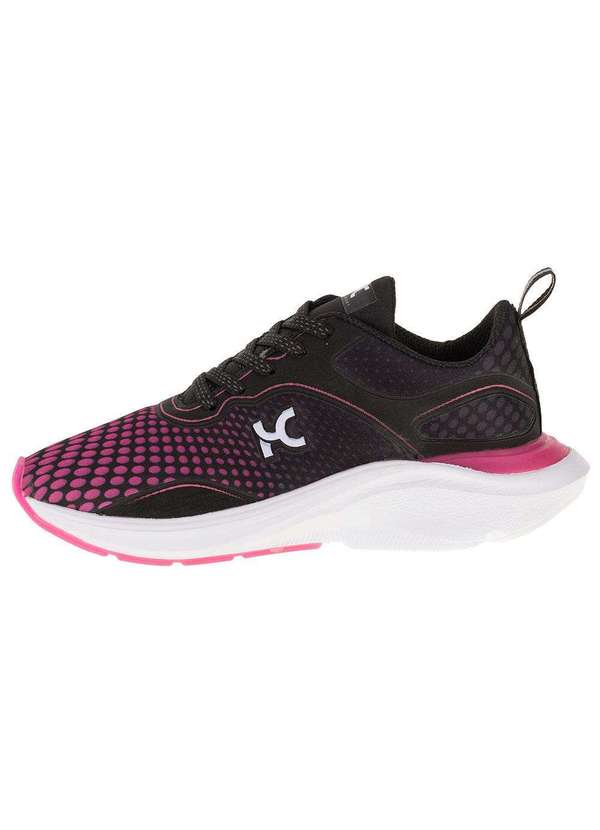 Box 200 - Tênis Feminino Kick Confort Run 1 Box 200 - Kc2267 - Preto/Rosa 2