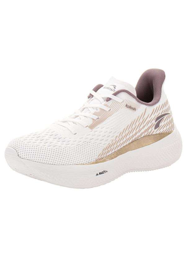 Tênis Feminino Kolosh E0302 Branco/Bege Clovis Calcados