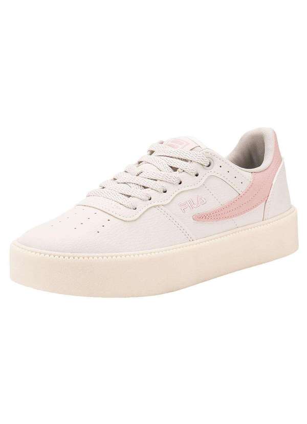Tênis Feminino Original Fitness Bold Fila F02l00303 Branco/Rosa