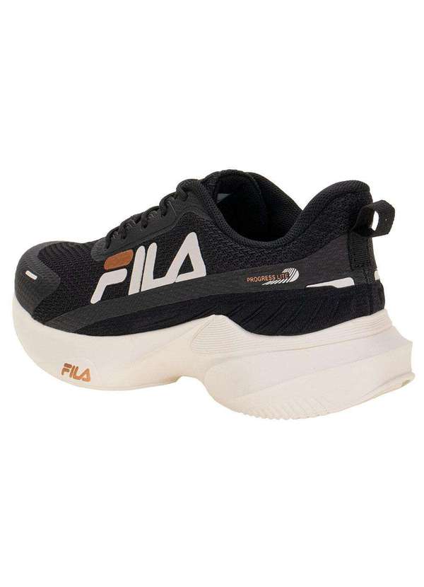 Fila - Tênis Feminino Progress Lite Fila F02tr00046 - Preto/Branco 3