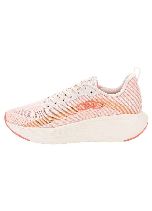 Olympikus - Tênis Feminino Purpura Olympikus 43717362 - Bege/Rosa 2
